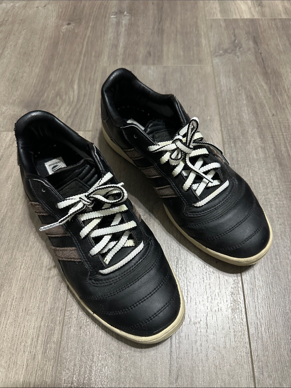 adidas Originals Samba JP "Core Black" Men's-David Beckham Collection